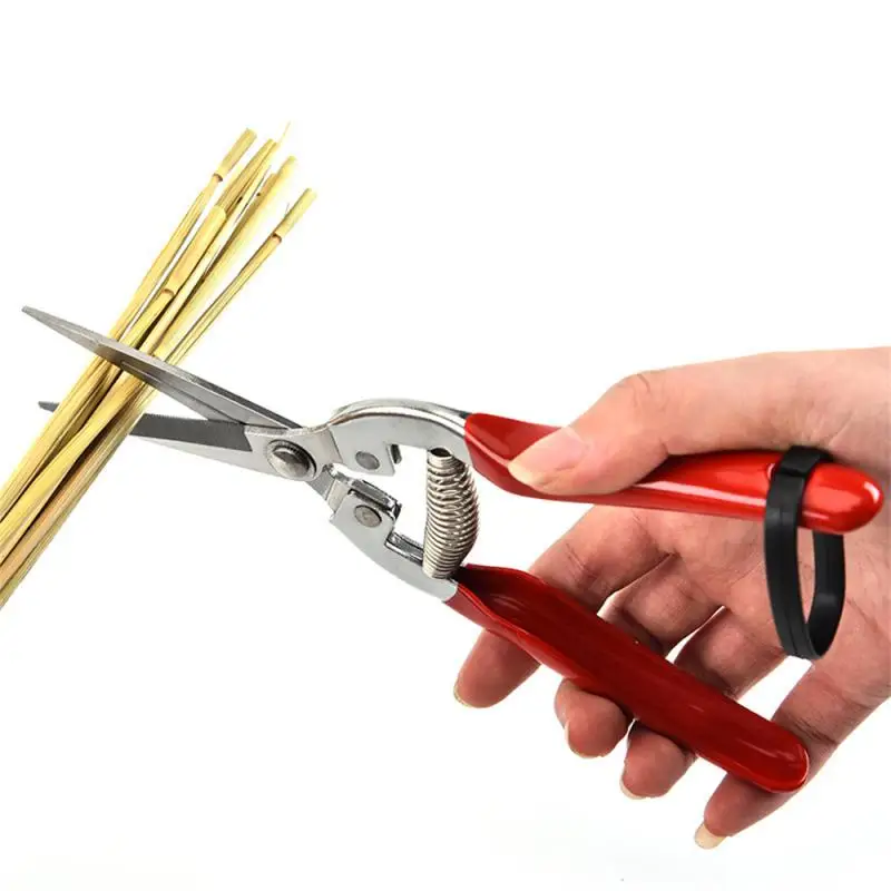 

Gardening Tools Pruning Shears Fruit Picking Scissors Stainless Steel Handle Household Potted Trim Weed Branches Scissor