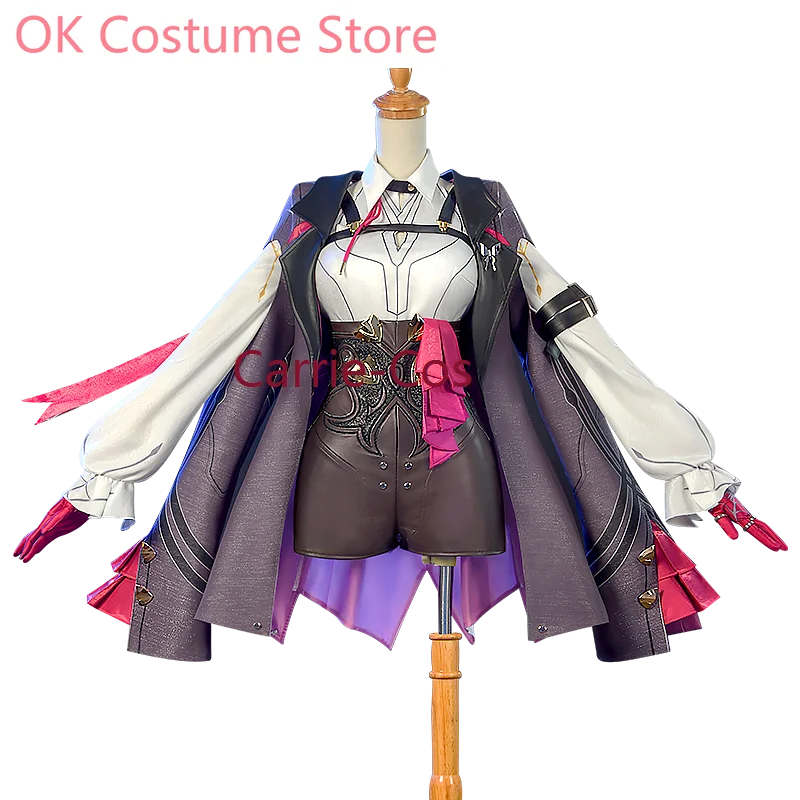 Костюм для косплея из аниме хонкай одежда ролевых игр пиджак рубашка штаны пояс