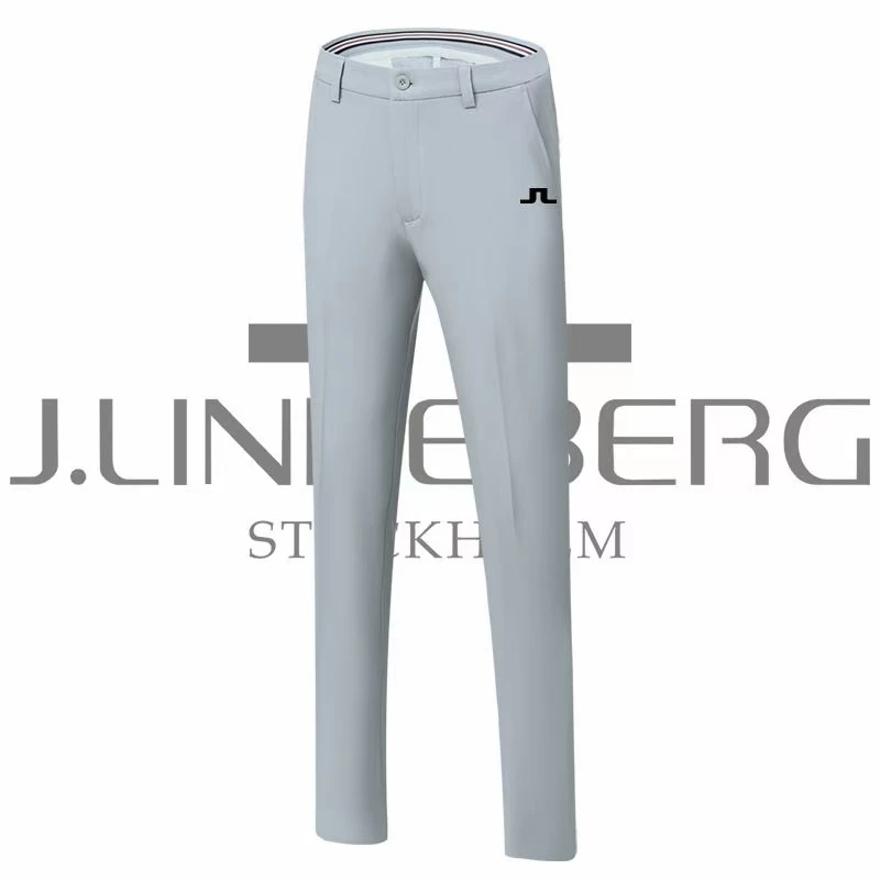 Men Golf pants spring autumnElastic solid color sports and leisure pants High quality golf apparel Men trousers