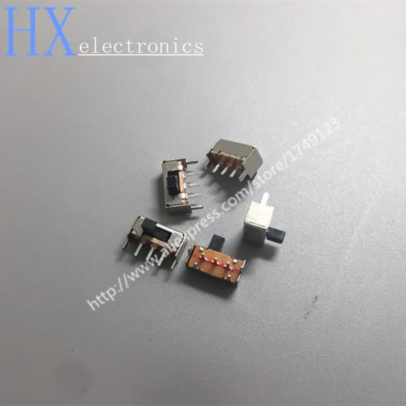 10 шт., переключатель SK12F14 G4 G5 G6 G7, однорядный, 2-й, трехфутовый, горизонтальные переключатели скольжения, ручка ВКЛВЫКЛ (art.: 7a2d148fc) - 7a2d148fc