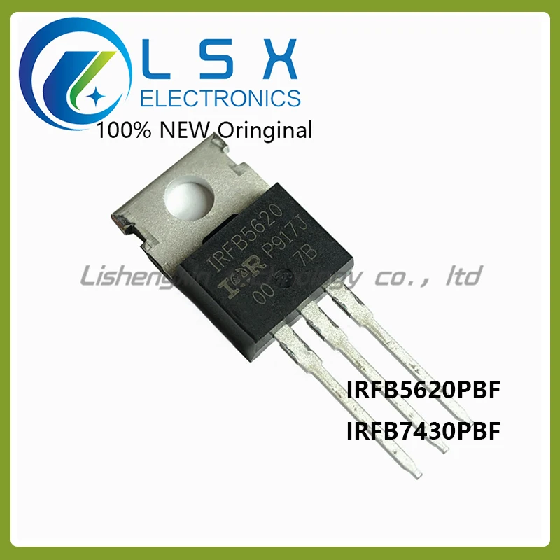 

New/5pcs IRFB5620 IRFB5620PBF IRFB7430PBF IRFB7430 TO-220 200V 18A Original On stock