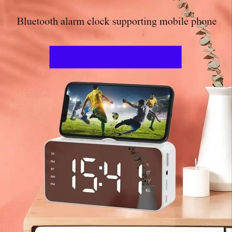 Новая беспроводная Колонка G9 световая Bluetooth часы с поддержкой портативного аудио