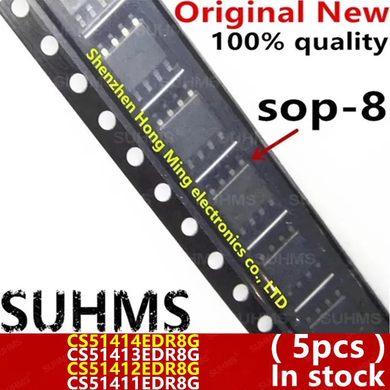 (5 шт.) 100% новый CS51414EDR8G CS51413EDR8G CS51412EDR8G CS51411EDR8G 51414 51413 51412 51411 sop8