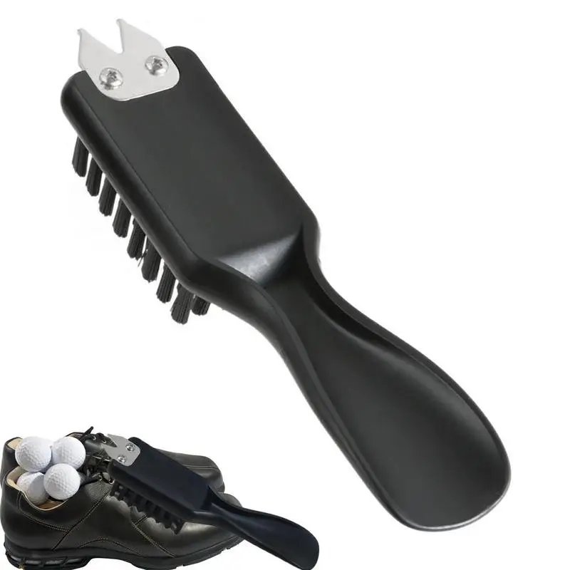 

Прочная щетка для очистки пазов клюшек и щетка для очистки обуви для гольфа ручка для удаления грязи инструменты для очистки Выдвижная застежка-молния