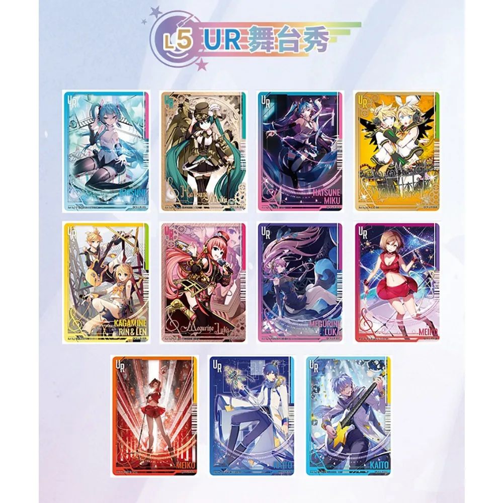 Оригинальная карта Kayou Hatsune Miku для детей японский популярный редкий виртуальный