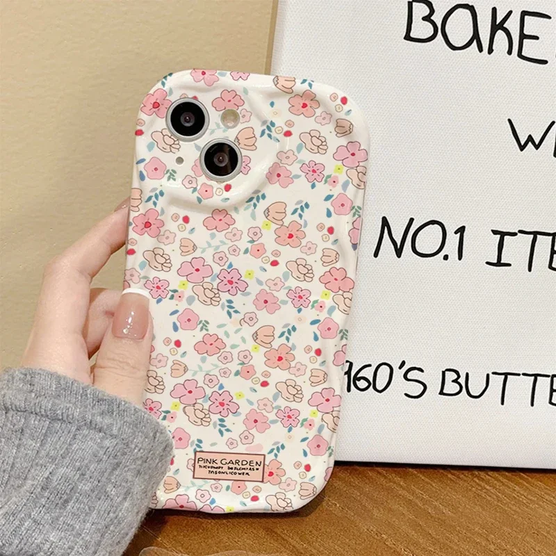 Фото Чехол INS с цветочным узором для Google PIXEL 10 9 8 7 PRO XL 8A 7A PIXEL9 PIXEL8 PIXEL8A 5G №2