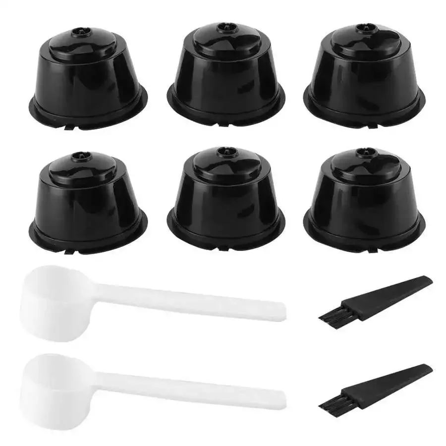 

Sets Coffee Capsule Filter Coffee Pods Reusable Refillable Filter Cup Fit for Nestle DOLCE GUSTO Coffee Machines Parts