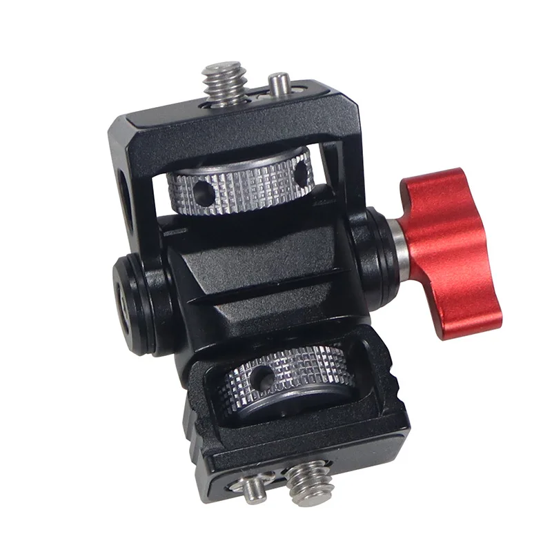 

New Monitor Mount Quick Release Monitor Holder Camera Clamp Swivel and Tilt Adjustable Monitor Mount with 1/4 Screw ARRI Mount