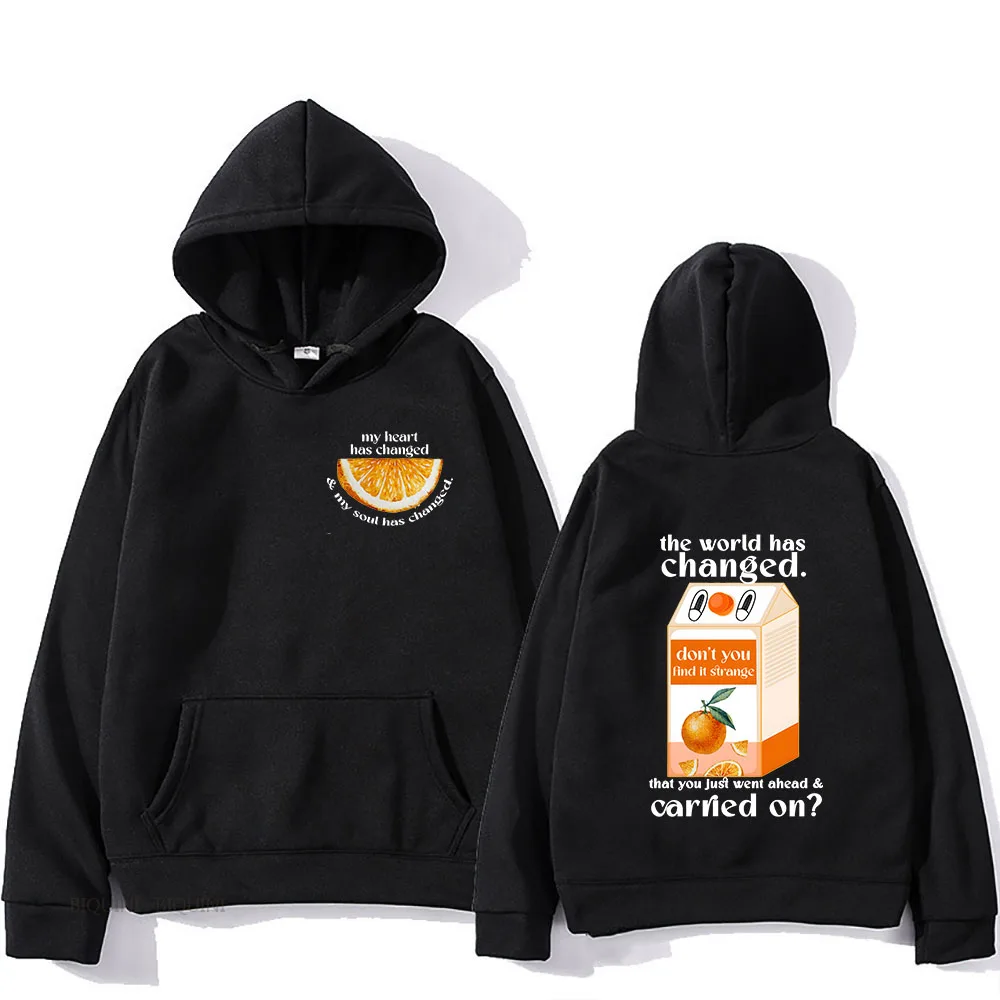 Noahh Kahann Stick сезон толстовки в стиле Харадзюку оранжевый сок графические для