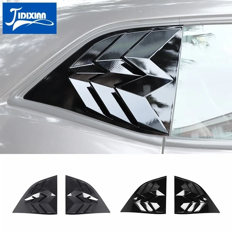 

Car Rear Window Louver Decoration Cover for Dodge Challenger 2010-2022 Spoiler Side Tail Triangle Shutter Blind Accessories