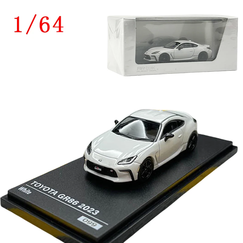 Литая под давлением модель автомобиля AR BOX 1/64 Toyota GR86 Subaru BRZ Car ModeI Sports Play Vehicles Original Box