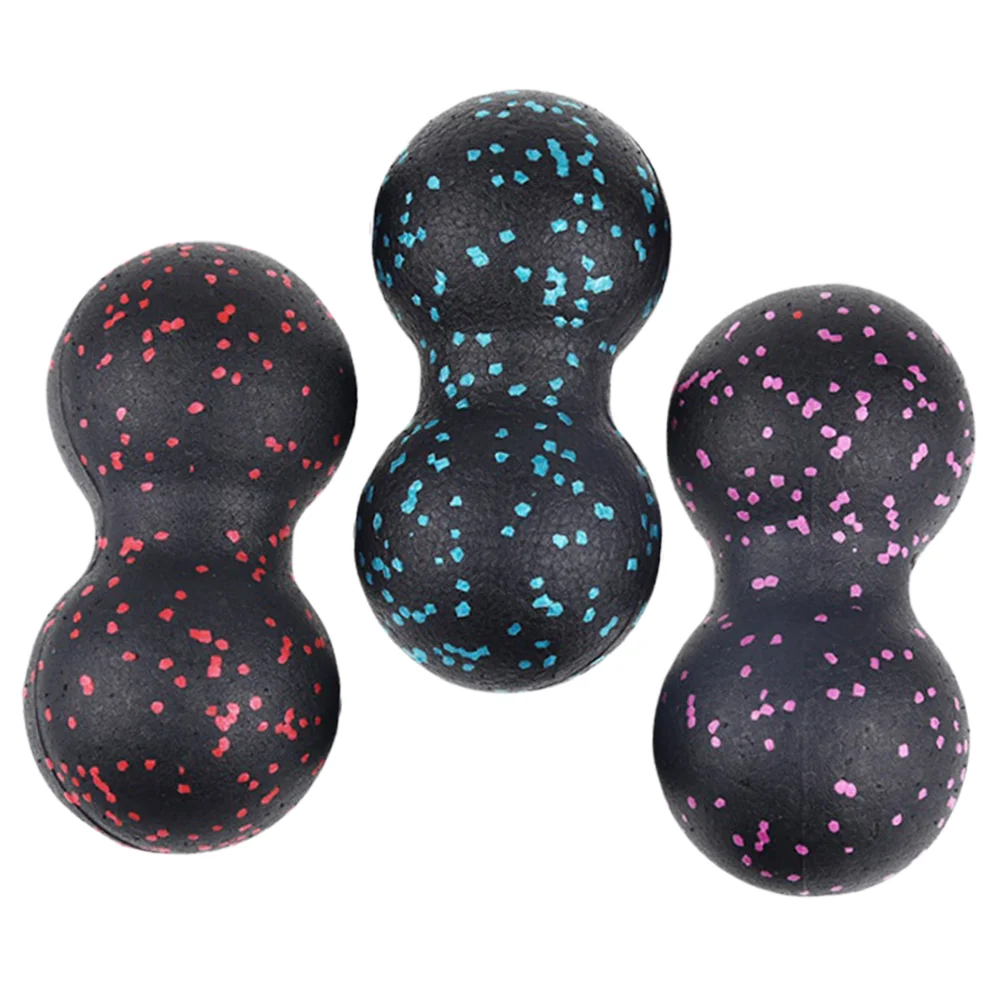 3 шт. мини-массажные шарики EPP в форме арахиса для спины плеч шеи талии ног