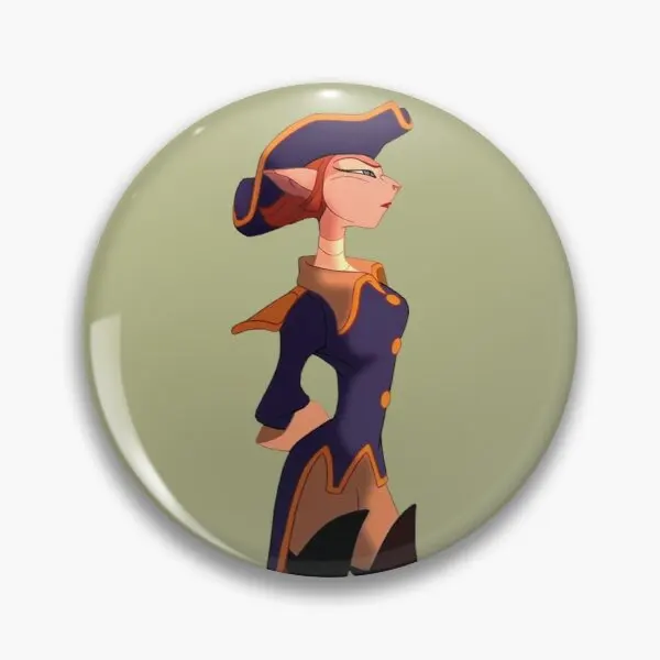 

Captain Amelia Customizable Soft Button Pin Lapel Pin Decor Collar Gift Funny Metal Lover Creative Cute Badge Jewelry Hat Women