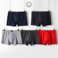 5pcslot mens 100 cotton underwear summer thin loose large size boxer breathable cotton boxer shorts man