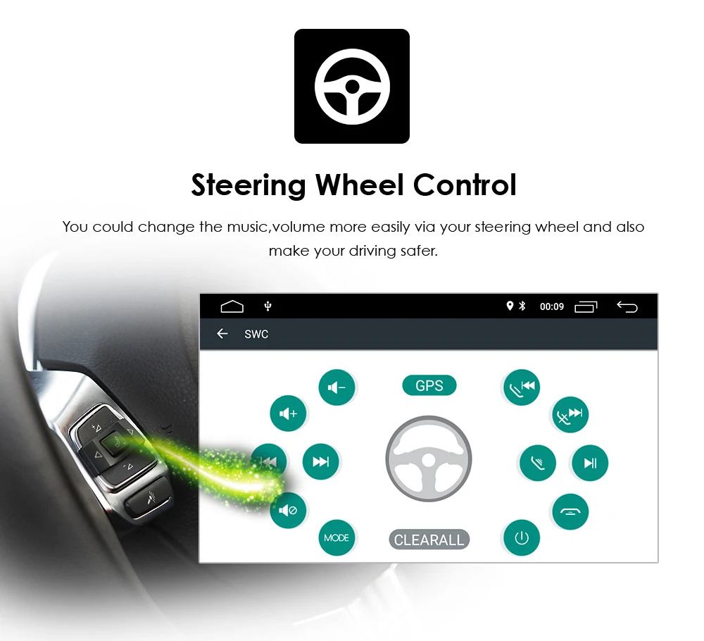 Автомобильный радиоприемник Android для Mercedes Benz W203 C200 CLC CLK500 CLK Carplay 7-дюймовый