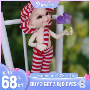 Бесплатная доставка, шарнирные куклы Realpuki soso 113 с длинными ушами, уникальная необычная Высококачественная игрушка для девочек, лучший подарок FL Fairyland