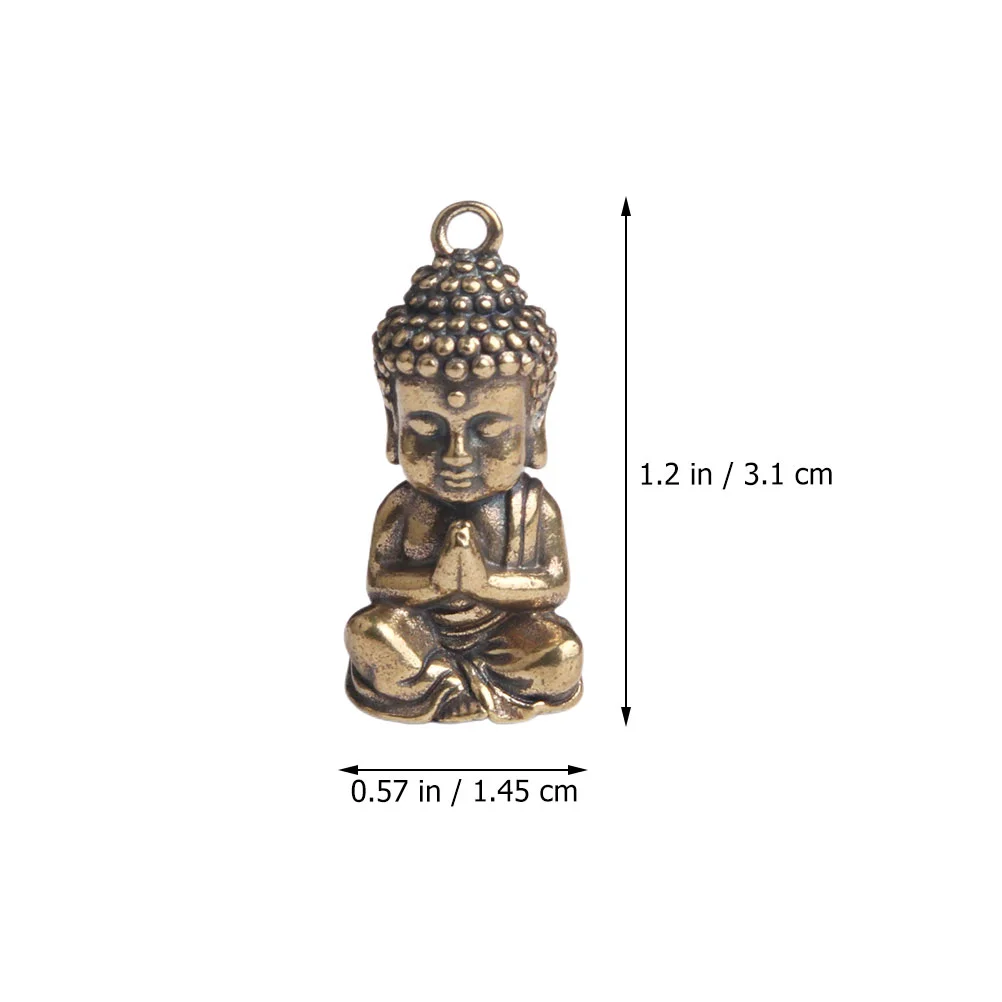 Статуя Будды в форме очарования настольная фигурка ретро брелок подвеска сделай