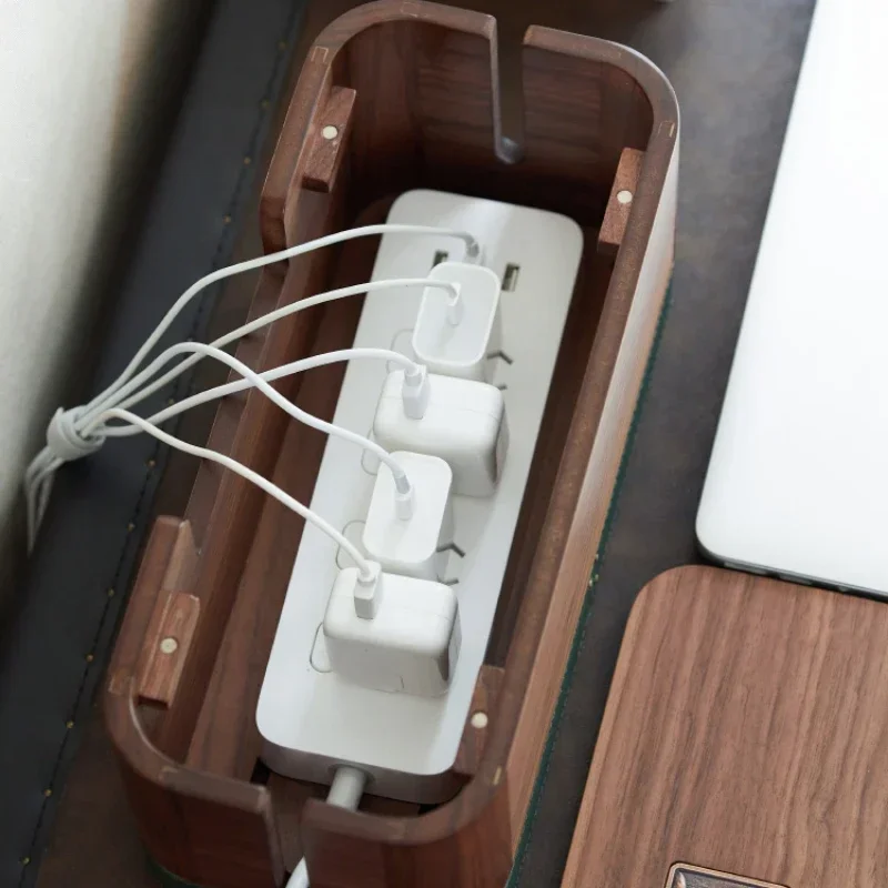 Креативный ящик для хранения кабелей передачи данных в стиле ретро настольный