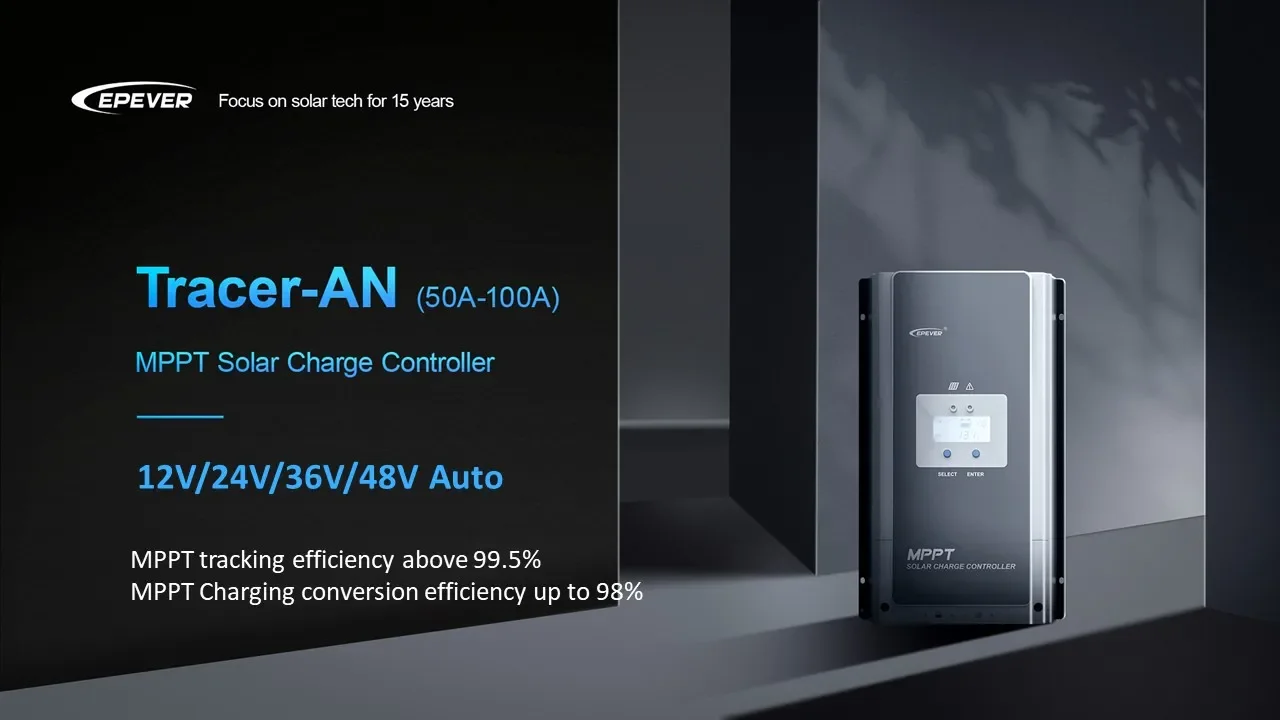 Контроллер заряда солнечной батареи EPEVER MPPT 12 24 36 48 в 50 60 80 100A