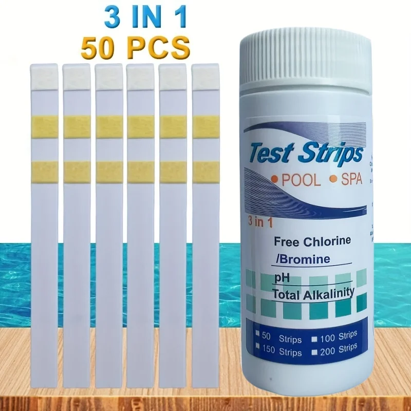 

Тест-полоски для воды Chlorine PH Test Strips