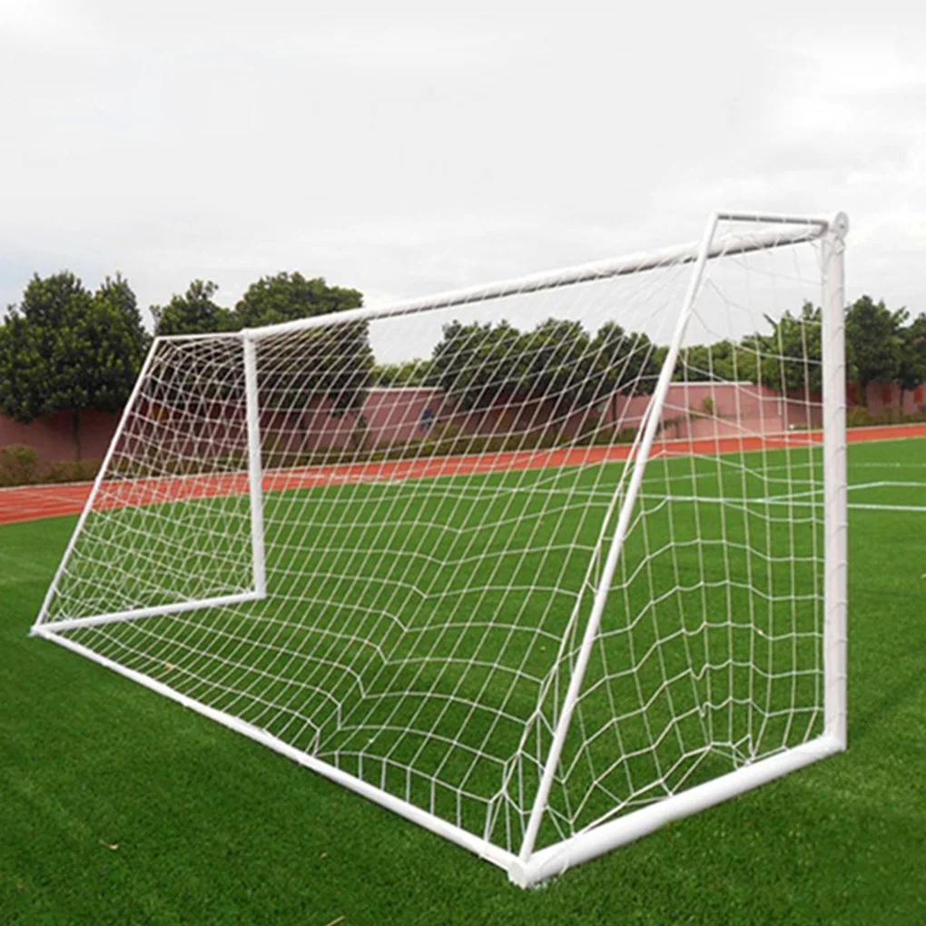 

Full Size Football Net Soccer Goal Post Polypropylene Training Mesh Gate Match Junior Sports Outdoor 1 8x1 2 3x2m