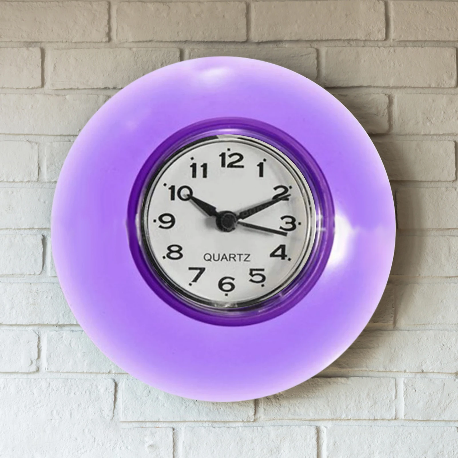 

Bathroom Clock Waterproof No Tick Quiet Easy To Read Cute Fashion Wall Clock Silent Non-Ticking Large Wall Clock For Bathroom