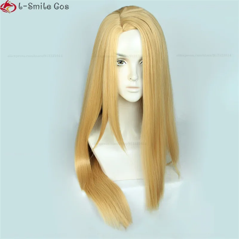 Zenos yae Galvus Косплей Парик Игра Final Fantasy XIV FF14 80 см Длинные Золотые Термостойкие