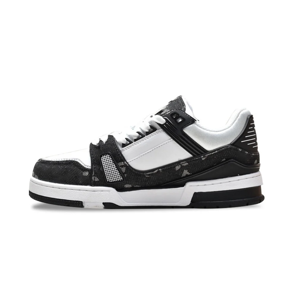

Korean Version Trainers Women/Men Denim Dermis Splicing Breathable Anti-Slip Wear-Resistant Running Shoes Outdoor Sneakers