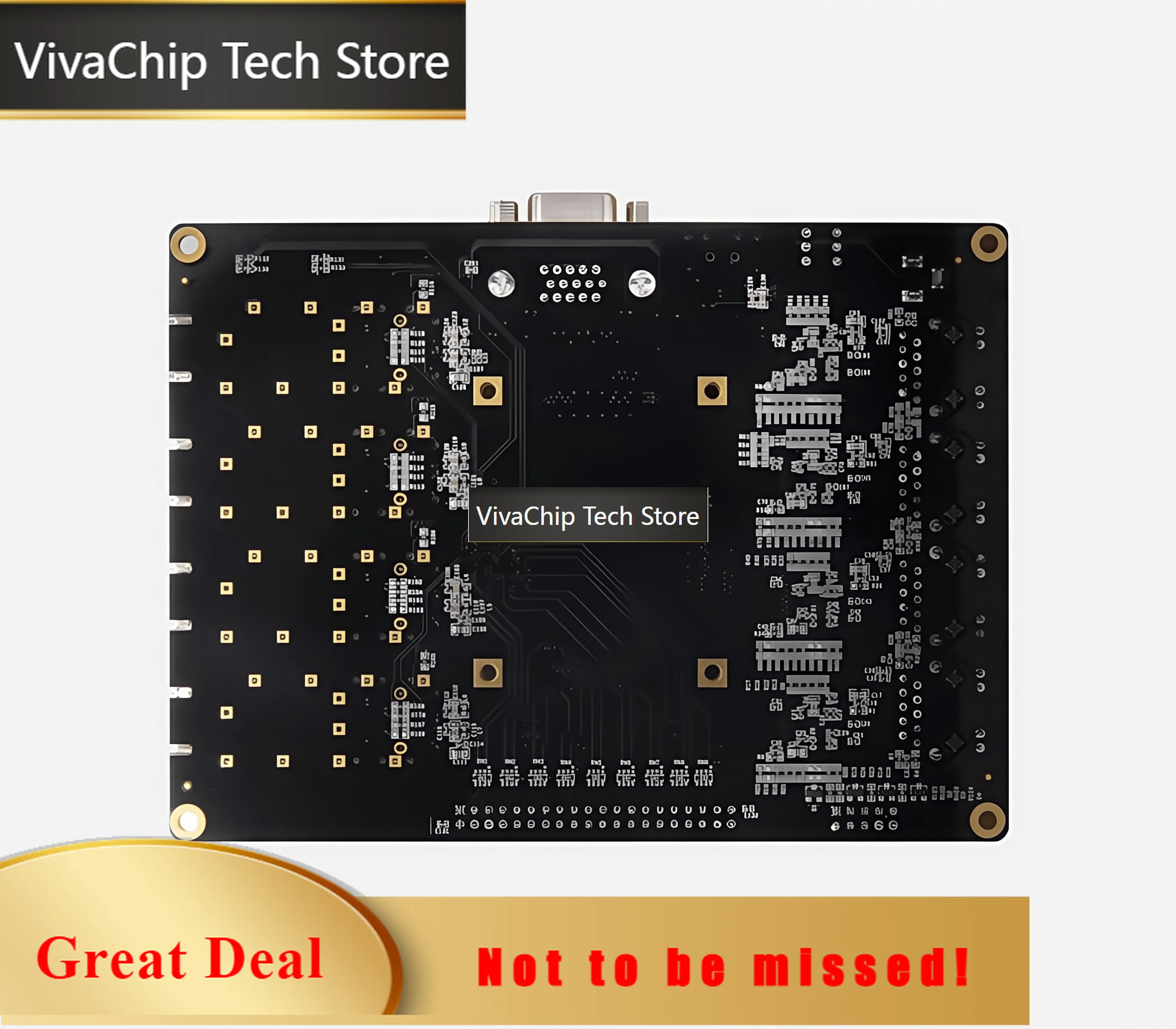 Фото Плата разработки VivaChip TechXilinx Artix7 FPGA с оптоволоконным интерфейсом 7A100 XC7A100T AX7101 №1