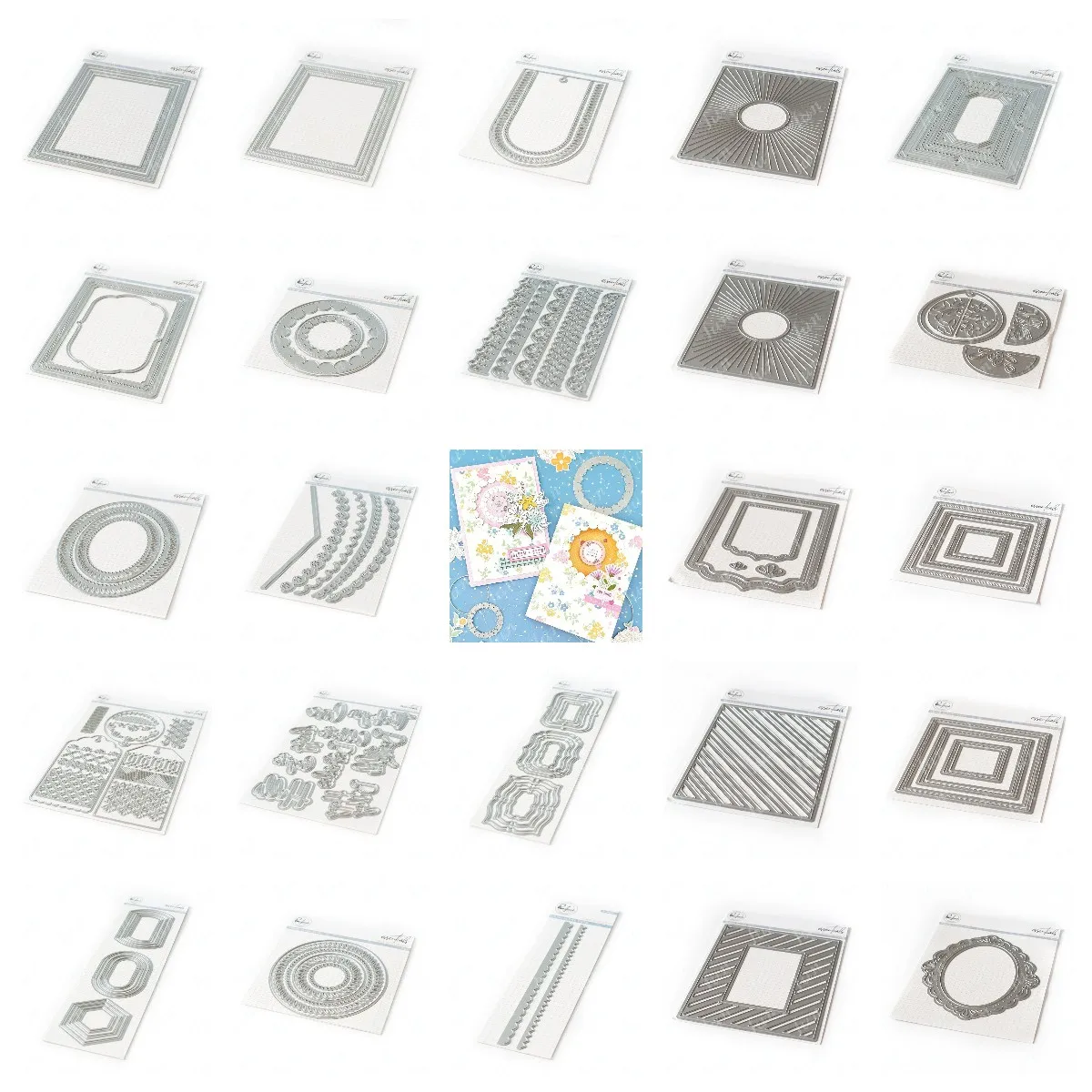 

Lacey Fancy Label Stripes Oval Squares Frame Background Dies Set DIY Scrapbook Diary Photo Album Decor Vintage Embossing Molds