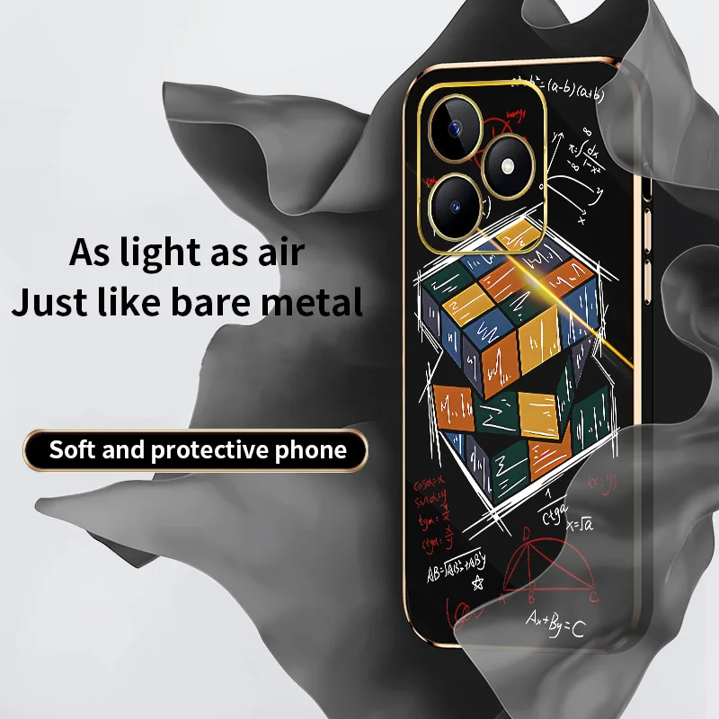 Оригинальный защитный чехол для OPPO Realme C53 C55 C33 V30 V25 C30 C30S GT Neo5SE Neo5 Neo3 Explorer Master