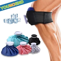 professional reusable ice bag pack hot and cold therapy water bags adjustable bandage wrap sports head leg knee injury scrapes
