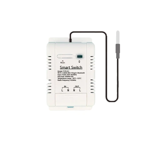 Smart Life WiFi teplota přepínače 16a inteligentní termostat v reálném čase Energy ComSuptiom Monitoring s RF433 Alexa kompatibilní