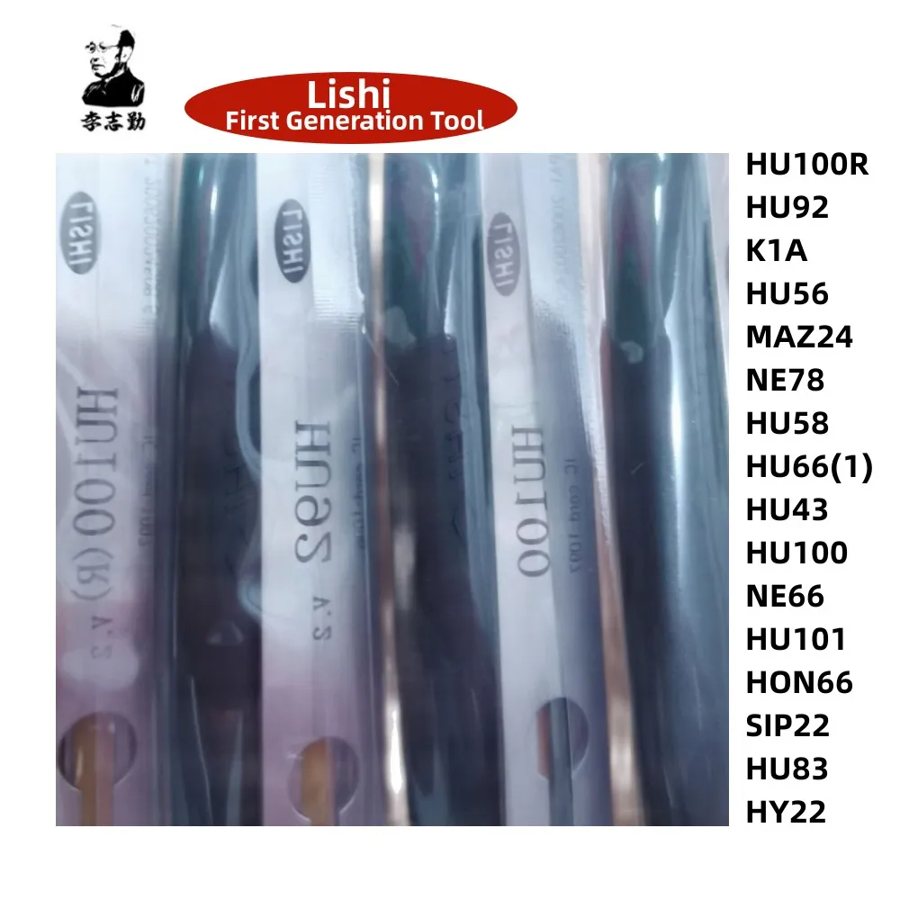 

Слесарный инструмент Lishi, профессиональный инструмент первого поколения, HU66, HU92, HU101, HU100R, HY22, HU100, SIP22, NSN14, HY22, HU83, HU58, NE66
