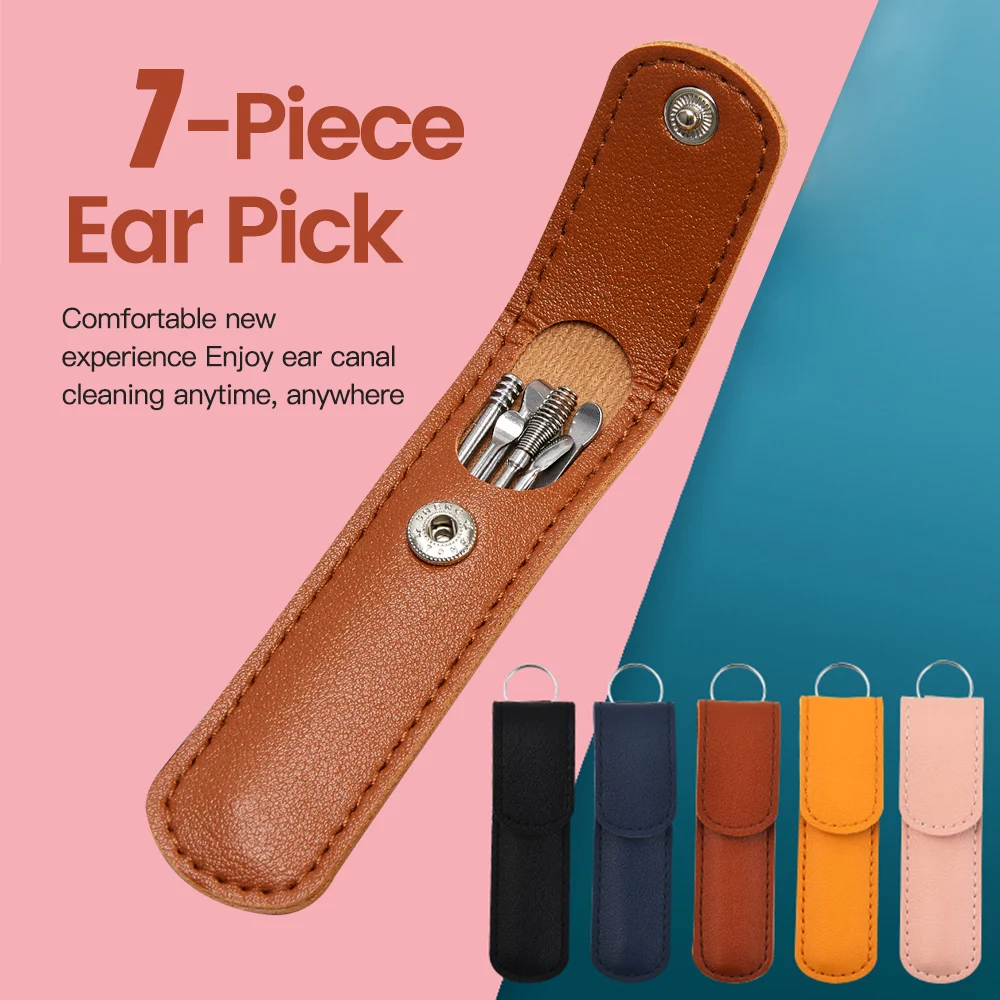 Набор ушных палочек для чистки ушей 7 шт. инструмент удаления воска средство