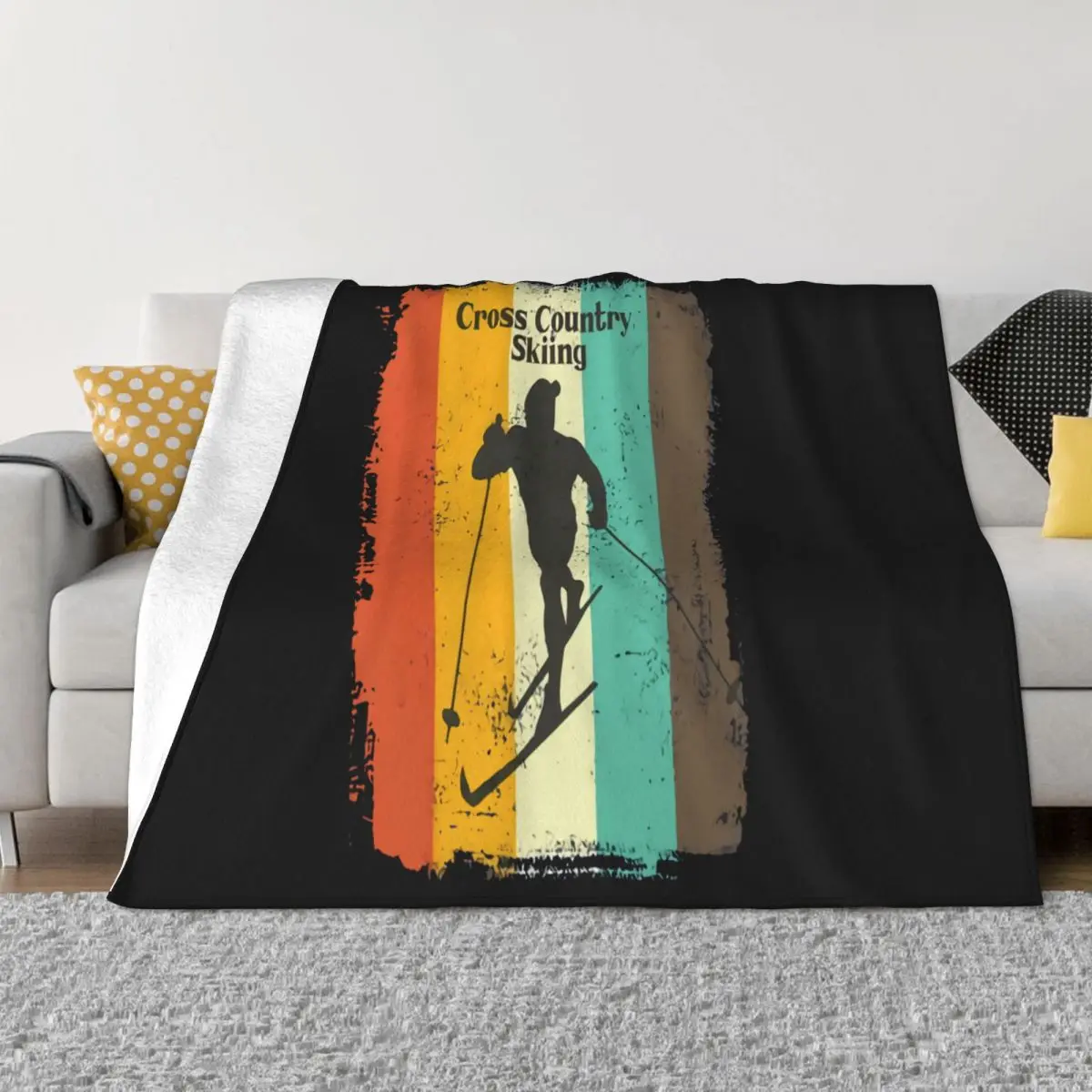 Мужское летнее одеяло для беговых лыж в стиле ретро 70-х годов винтажное Atmungsaktiv