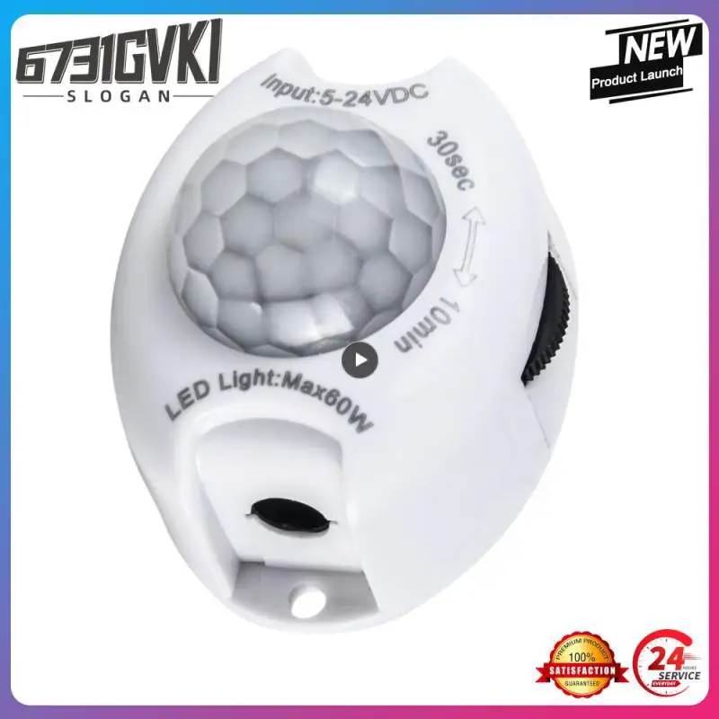 

1~10PCS Movement Detector Motion Sensor Dc 5v 12v Activated Timer Automatic Human Body Induction Controller Timer