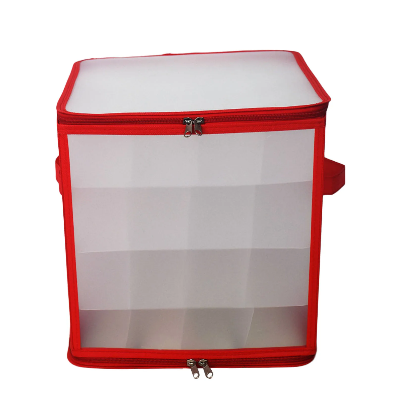 

Коробка для хранения рождественских украшений, 64 ячейки, пластиковая корзина для хранения с крышкой и разделителями