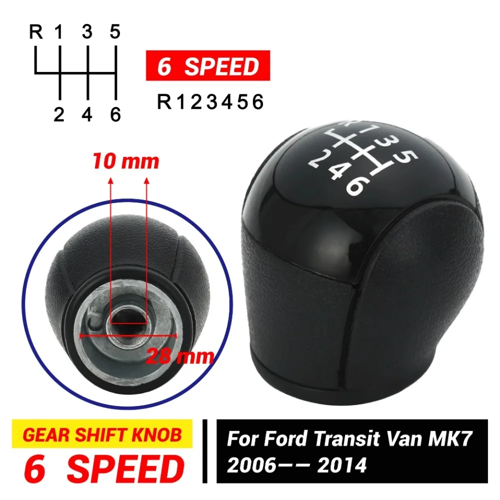 

Для Ford Transit Van MK7 2006 2007 2008 2009 2010 2011 2012 2013, 5/6 скоростей, ручка переключения передач