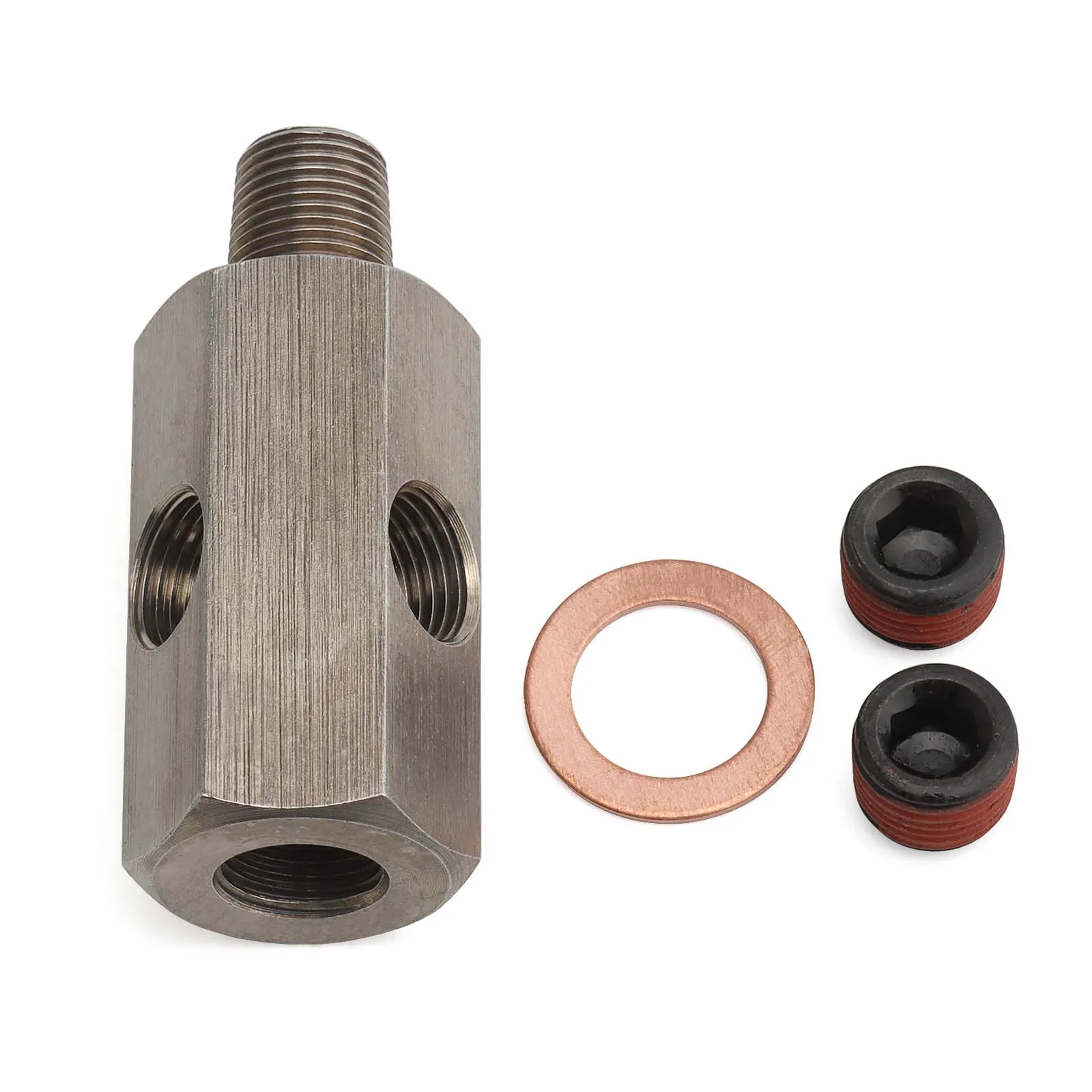 

Нержавеющая сталь 1/8 ''NPT датчик давления масла переходник тройника для манометра 1/8 NPT T-Piece автомобильные аксессуары