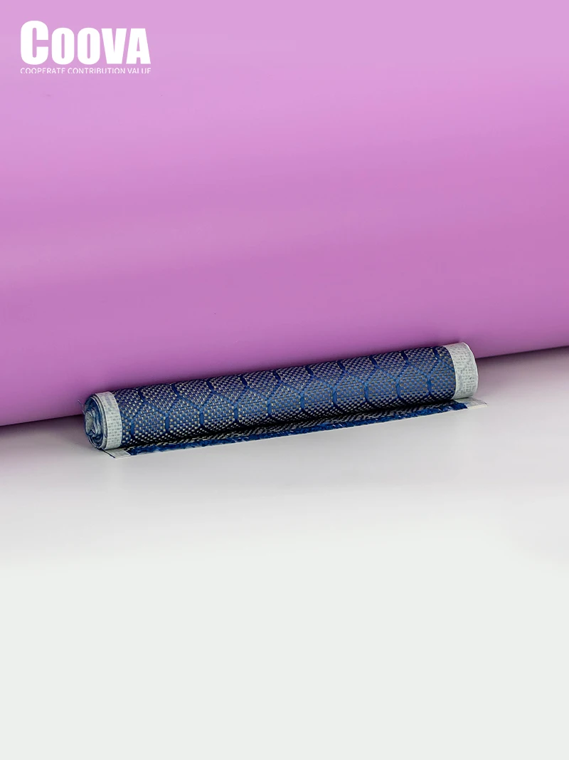 F215 COOVA 3K голубая и углеродная ткань сотовый рисунок футбольный узор Tela Fiber De Carbono