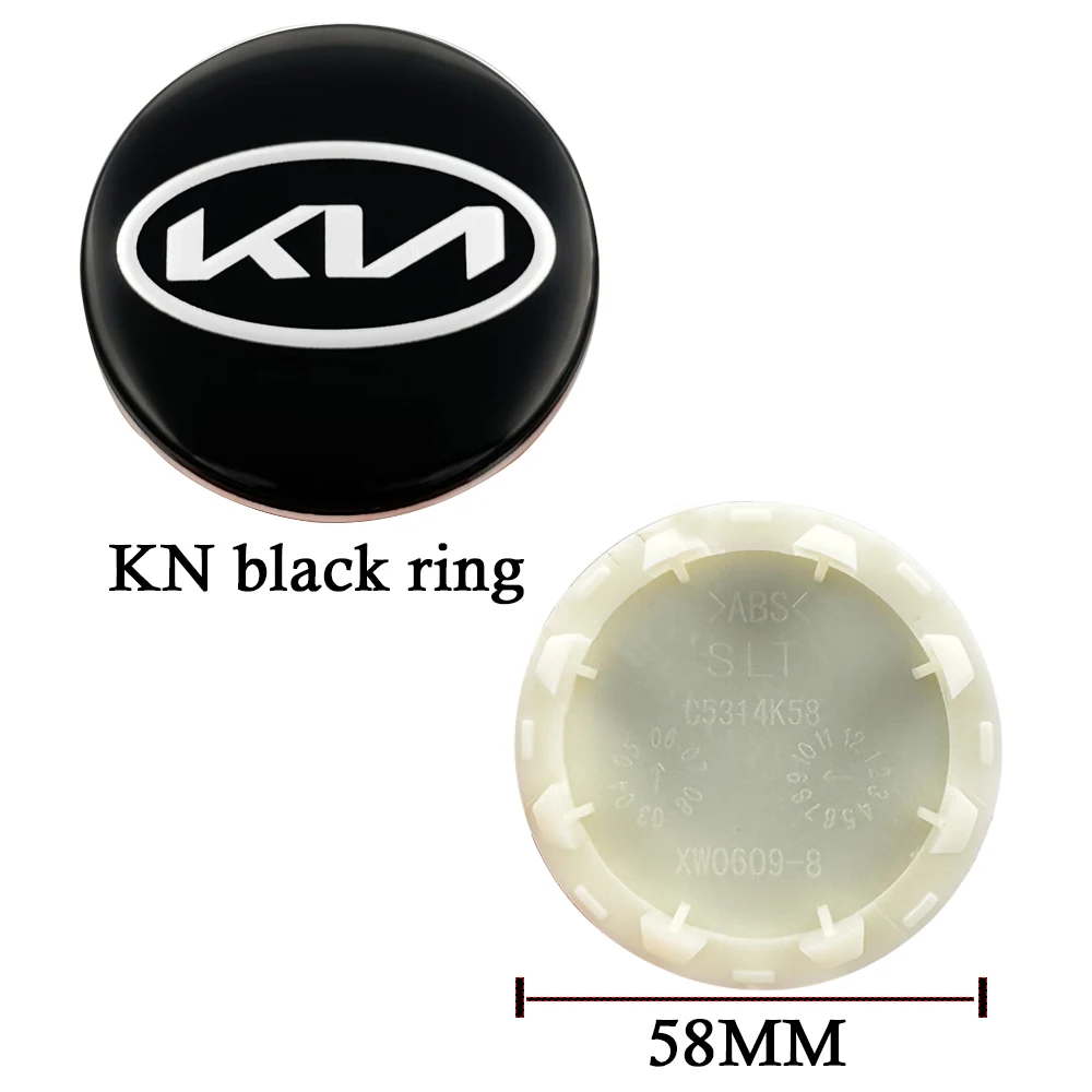 

Комплект из 4 колпачков для центра диска колеса 58 мм, аксессуары для Kia K2, K3, K5, Pegas, Sorento, Soul, Cerato, Sportage, Optima, KX5