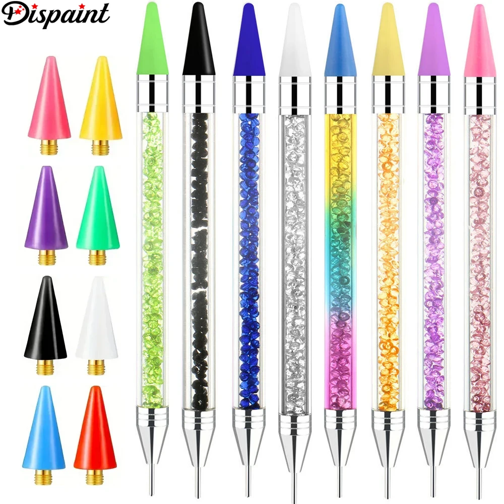 Набор инструментов для алмазной живописи Dispaint 16 шт. 8 алмазных ручек + сменных
