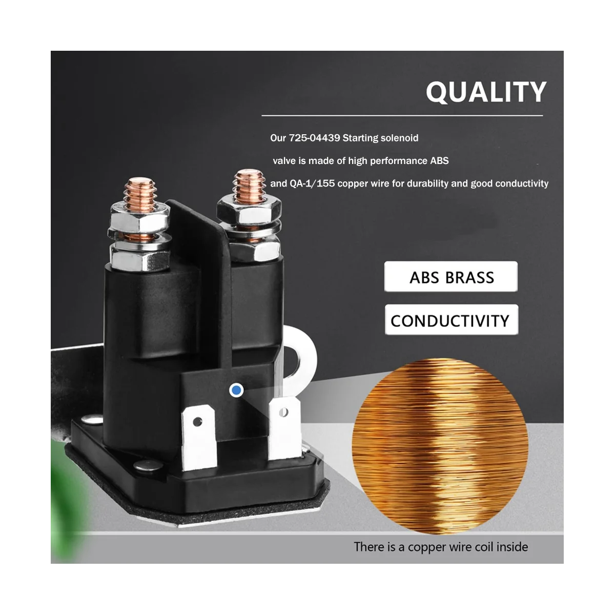 Соленоид для AM138068 725-04439 трактор газонокосилки 725-04439A 862-1211-211-16