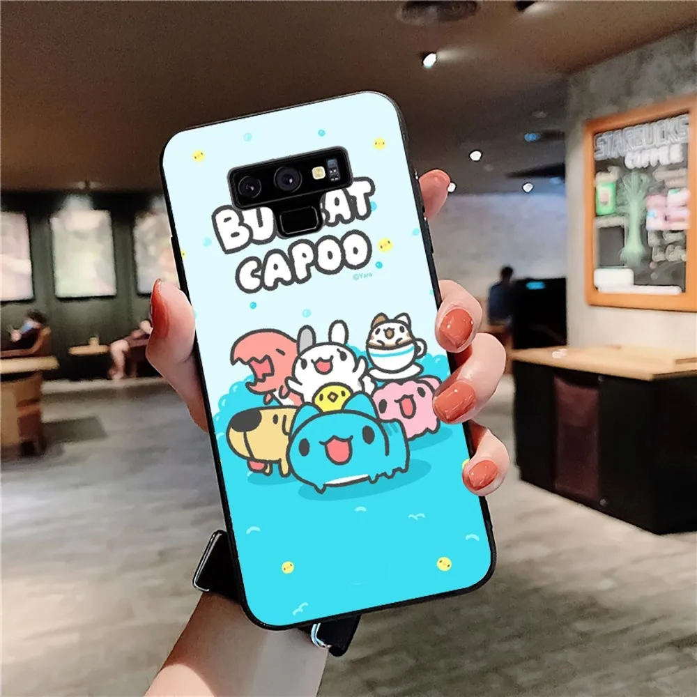 Чехол для телефона с рисунком Bugcat Capoo Samsung Note 8 9 10 20 pro plus lite M 11 30 21 31 51 A 22 42 02 03