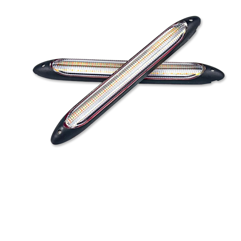 

Дневные ходовые огни Drl для автомобилей, автомобильные фары, последовательная полоса, светодиодный сигнал поворота, желтый дневной свет потока, универсасветильник дневные огни DRLScan