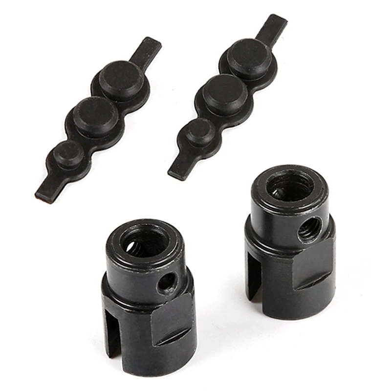 

2 Pair For 1/8 HPI TORLAND Climbing Car Accessories: 1 Pair Dustproof Caps For Gear Case & 1 Pair Drive Cup Parts
