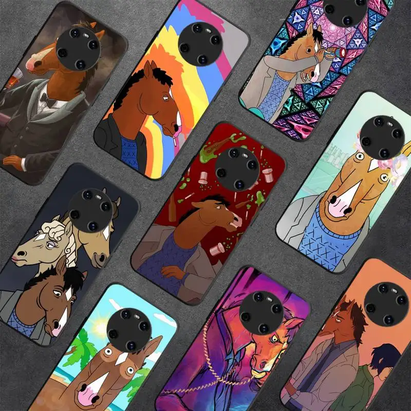 

Cartoon B-boJack Horsemans Phone Case for Huawei Y 6 9 7 5 8s prime 2019 2018 enjoy 7 plus