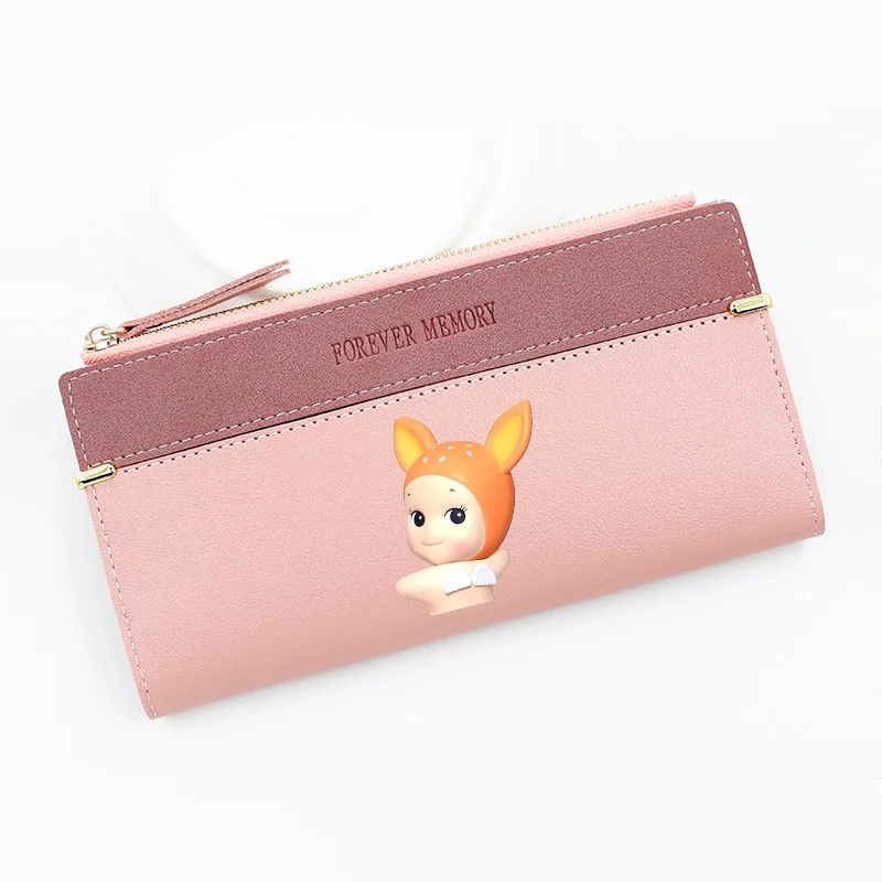 Sonny Angel Держатель для карт Бизнес-кошелек из искусственной кожи Винтажный кошелек