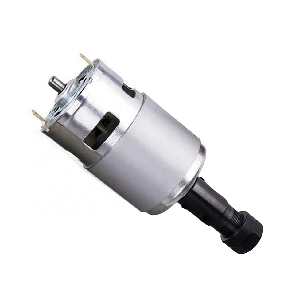 Фото DC12V-24V двигатель 775 с высоким крутящим моментом 20000 об/мин 80 Вт мощный 1,5A 775 комплект двигателей постоянного тока CNC3018 аксессуары для лазерного гравировального станка с ЧПУ №5